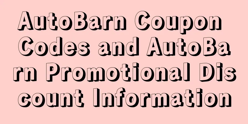 AutoBarn Coupon Codes and AutoBarn Promotional Discount Information