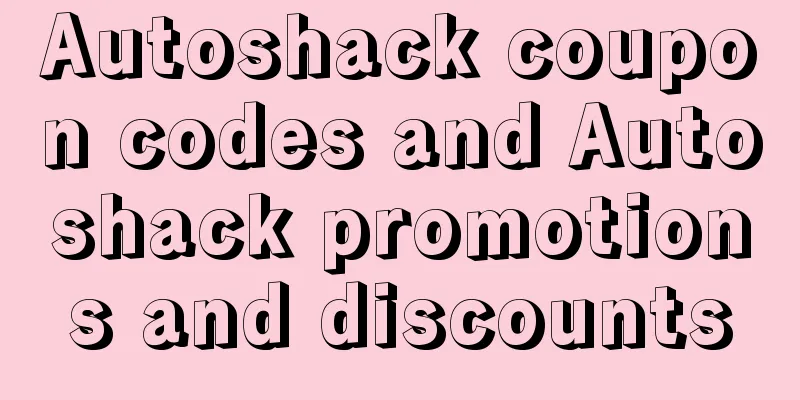 Autoshack coupon codes and Autoshack promotions and discounts