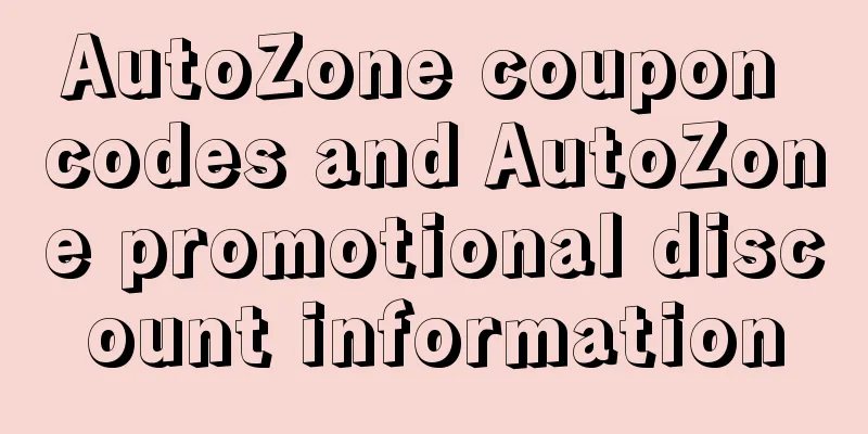 AutoZone coupon codes and AutoZone promotional discount information