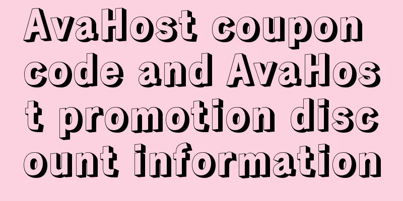 AvaHost coupon code and AvaHost promotion discount information