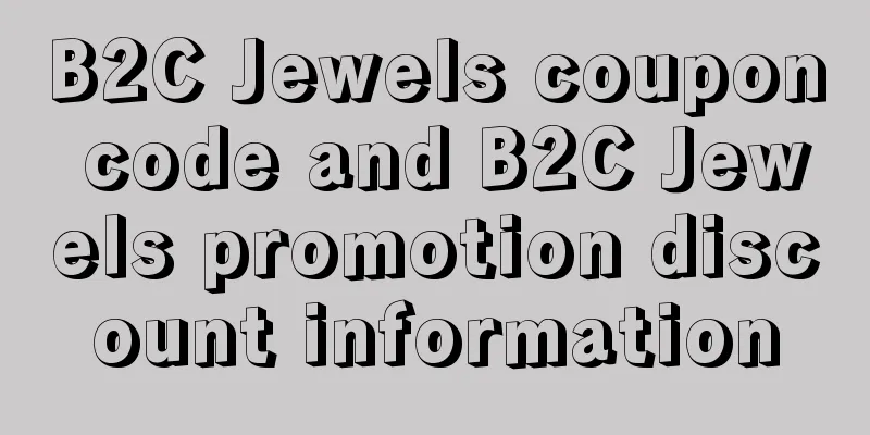 B2C Jewels coupon code and B2C Jewels promotion discount information
