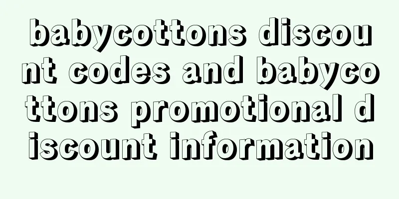 babycottons discount codes and babycottons promotional discount information