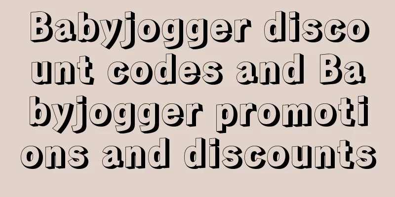 Babyjogger discount codes and Babyjogger promotions and discounts