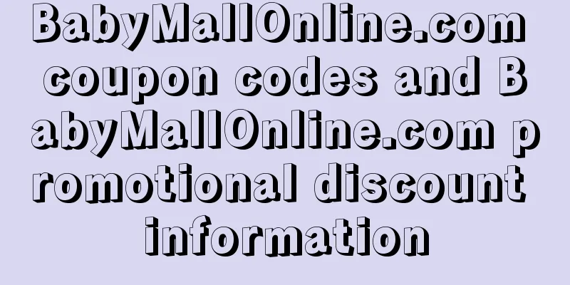 BabyMallOnline.com coupon codes and BabyMallOnline.com promotional discount information