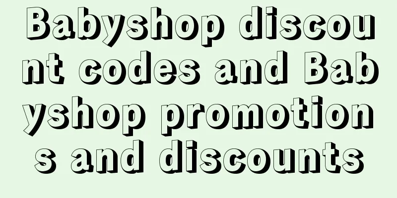 Babyshop discount codes and Babyshop promotions and discounts