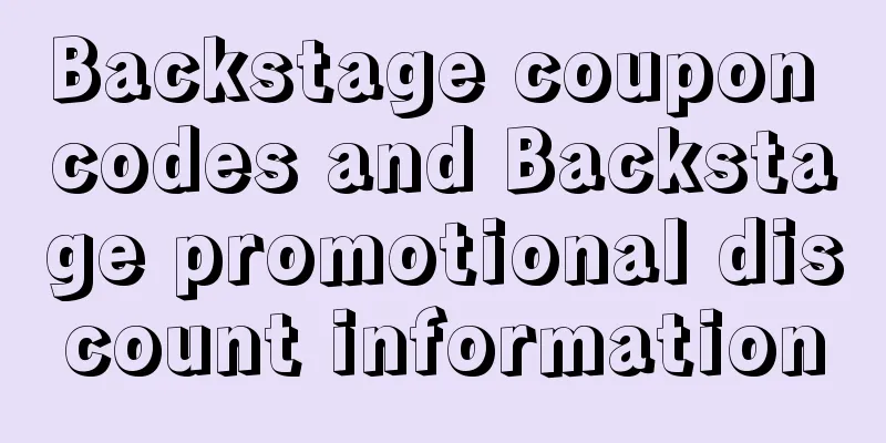 Backstage coupon codes and Backstage promotional discount information