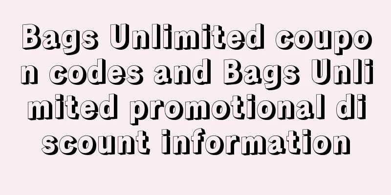 Bags Unlimited coupon codes and Bags Unlimited promotional discount information