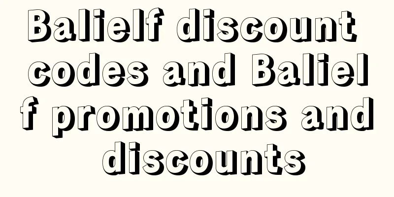 Balielf discount codes and Balielf promotions and discounts