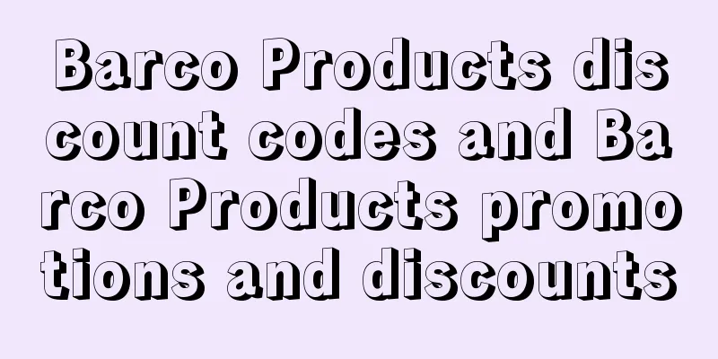 Barco Products discount codes and Barco Products promotions and discounts
