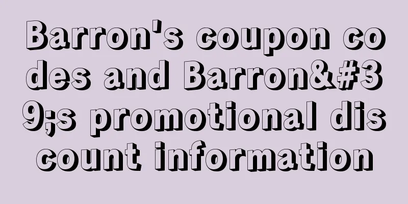 Barron's coupon codes and Barron's promotional discount information