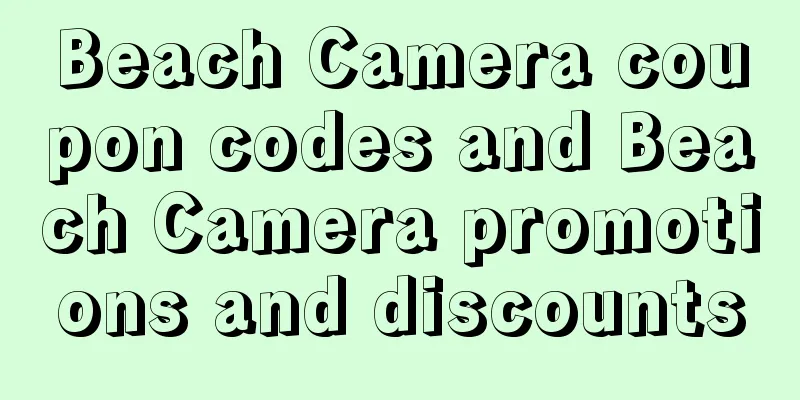 Beach Camera coupon codes and Beach Camera promotions and discounts