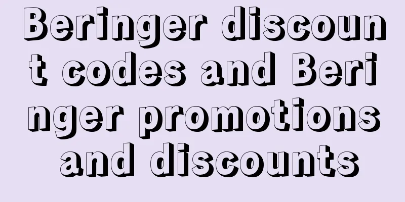 Beringer discount codes and Beringer promotions and discounts