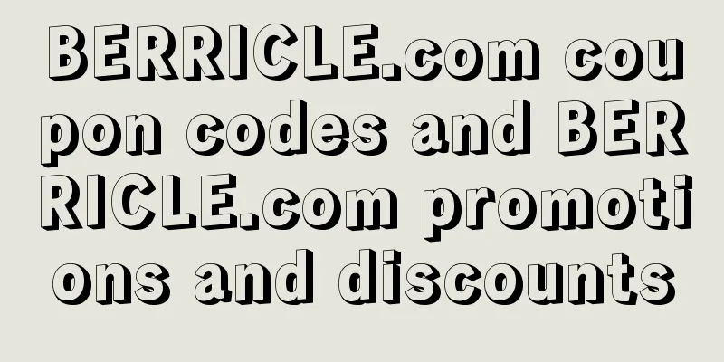 BERRICLE.com coupon codes and BERRICLE.com promotions and discounts