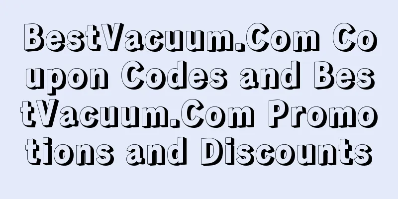 BestVacuum.Com Coupon Codes and BestVacuum.Com Promotions and Discounts