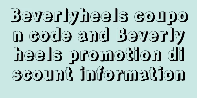 Beverlyheels coupon code and Beverlyheels promotion discount information