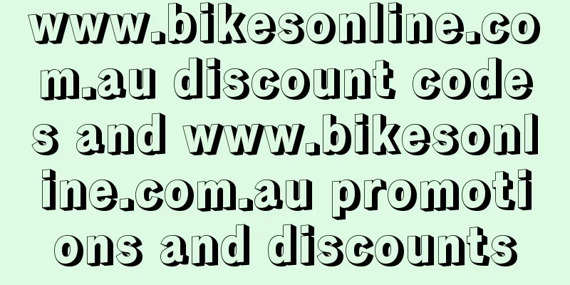 www.bikesonline.com.au discount codes and www.bikesonline.com.au promotions and discounts