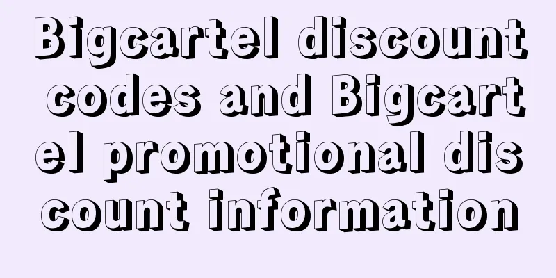 Bigcartel discount codes and Bigcartel promotional discount information