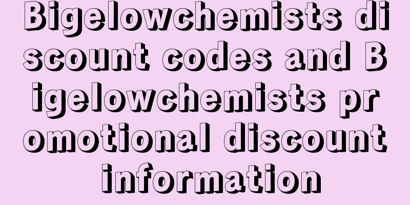 Bigelowchemists discount codes and Bigelowchemists promotional discount information
