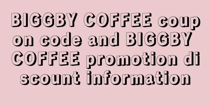 BIGGBY COFFEE coupon code and BIGGBY COFFEE promotion discount information