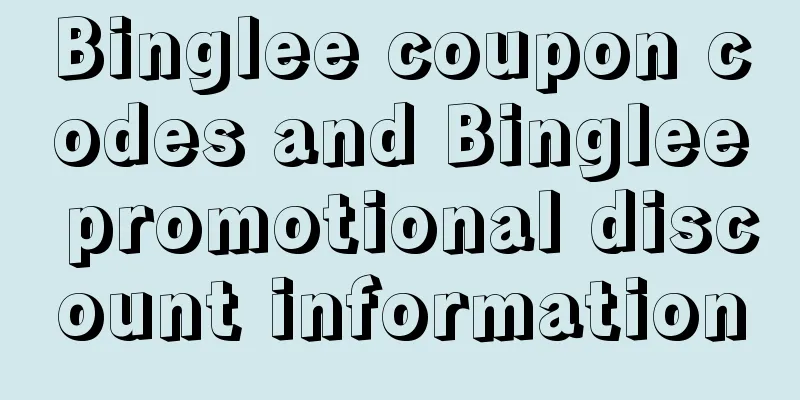 Binglee coupon codes and Binglee promotional discount information