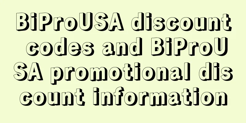 BiProUSA discount codes and BiProUSA promotional discount information