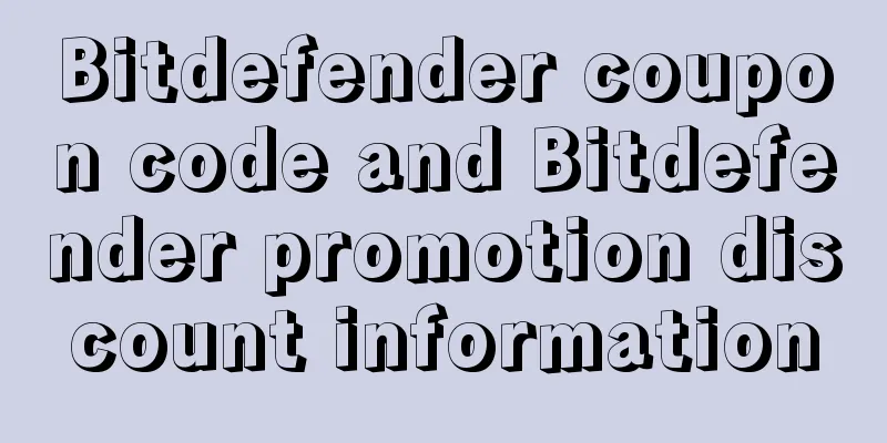 Bitdefender coupon code and Bitdefender promotion discount information