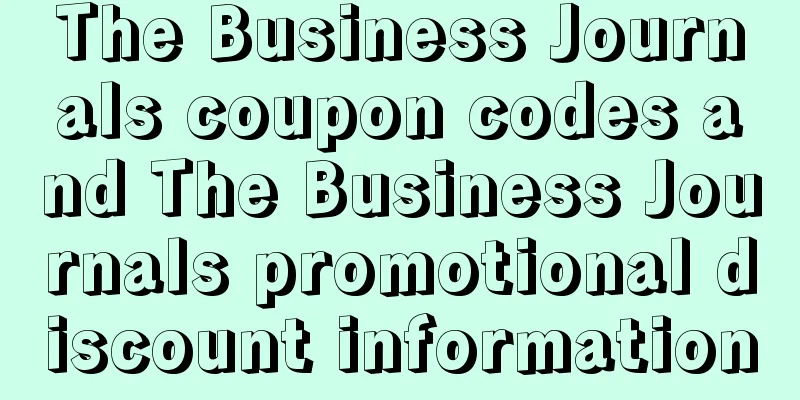 The Business Journals coupon codes and The Business Journals promotional discount information