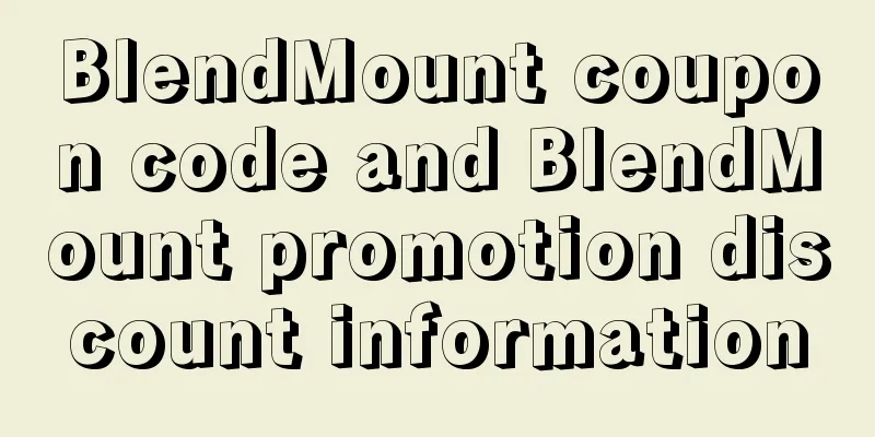 BlendMount coupon code and BlendMount promotion discount information