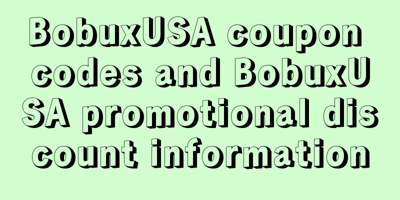 BobuxUSA coupon codes and BobuxUSA promotional discount information