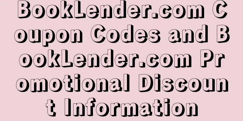 BookLender.com Coupon Codes and BookLender.com Promotional Discount Information