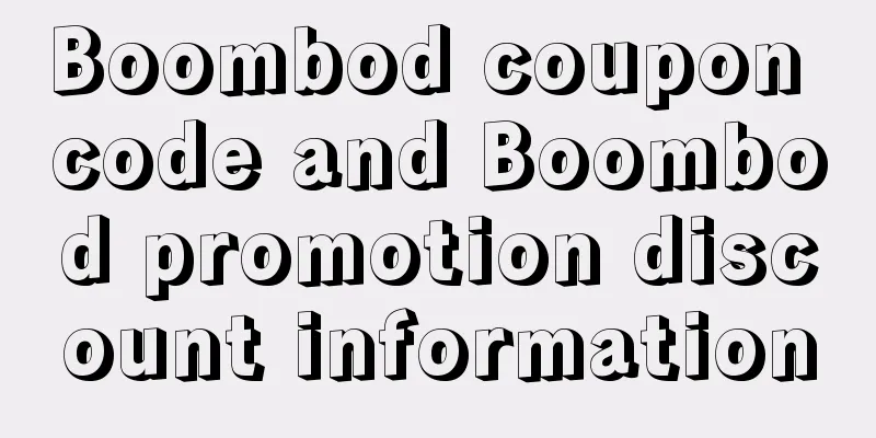 Boombod coupon code and Boombod promotion discount information