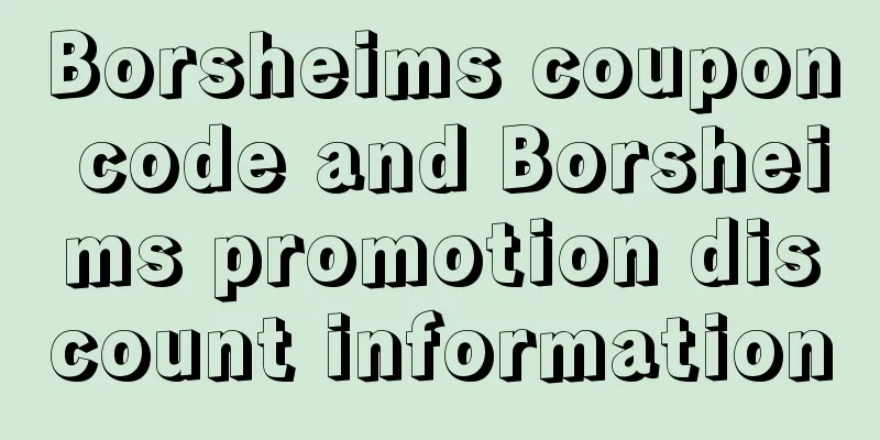 Borsheims coupon code and Borsheims promotion discount information