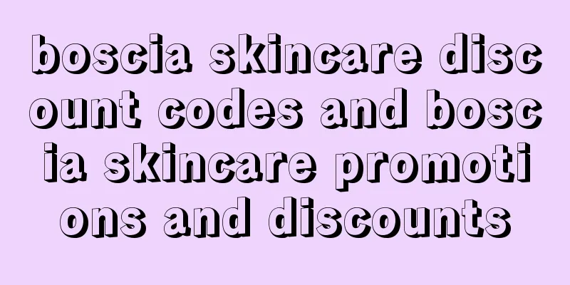 boscia skincare discount codes and boscia skincare promotions and discounts
