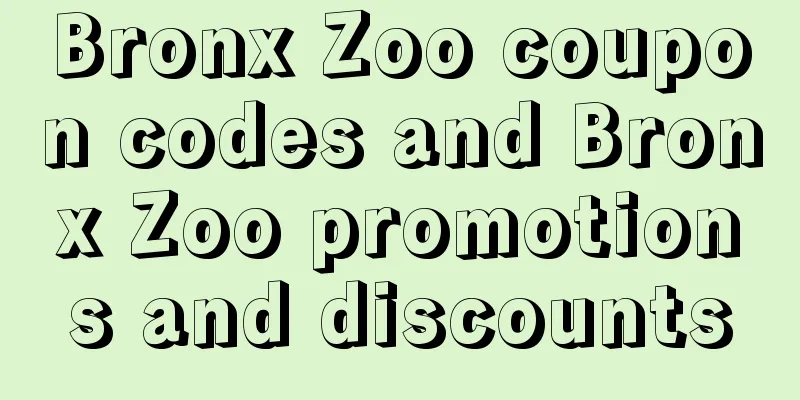 Bronx Zoo coupon codes and Bronx Zoo promotions and discounts