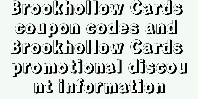 Brookhollow Cards coupon codes and Brookhollow Cards promotional discount information