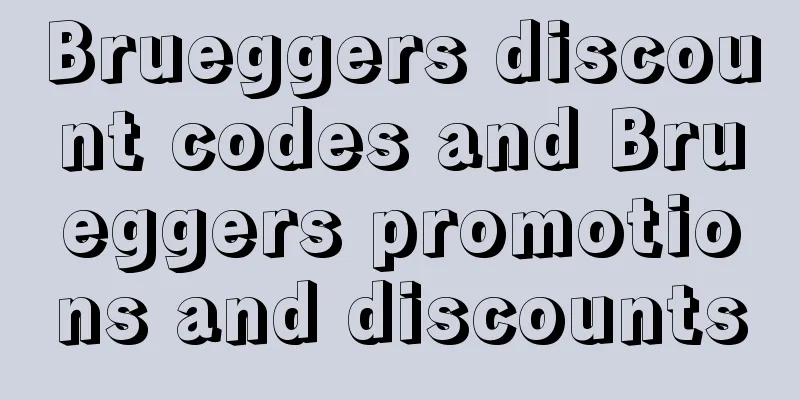 Brueggers discount codes and Brueggers promotions and discounts