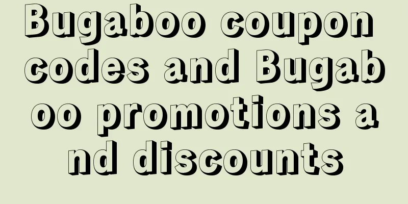 Bugaboo coupon codes and Bugaboo promotions and discounts