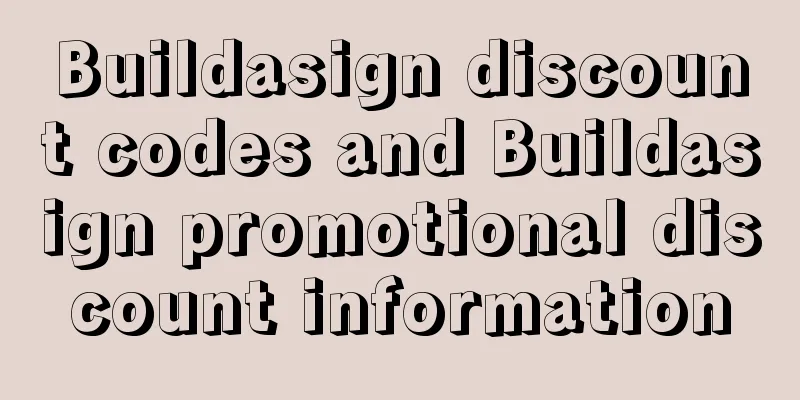 Buildasign discount codes and Buildasign promotional discount information