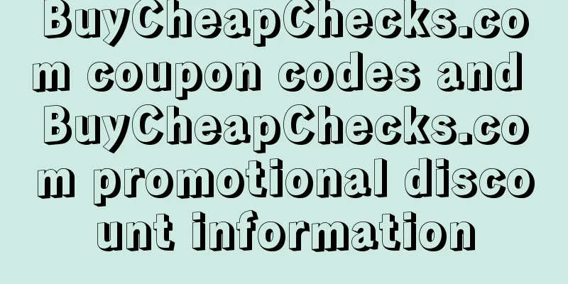 BuyCheapChecks.com coupon codes and BuyCheapChecks.com promotional discount information