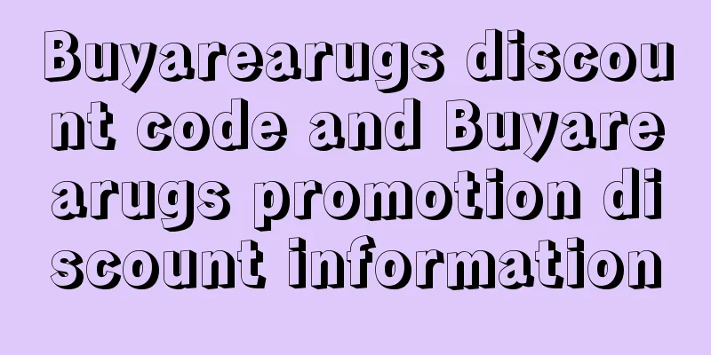 Buyarearugs discount code and Buyarearugs promotion discount information