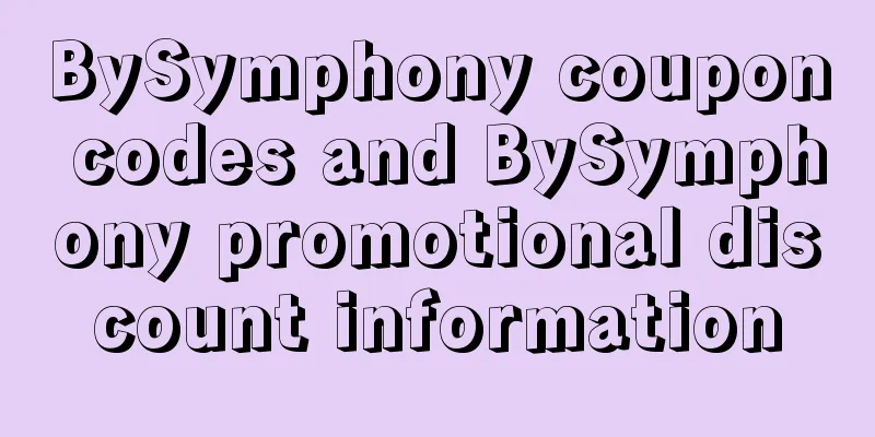 BySymphony coupon codes and BySymphony promotional discount information