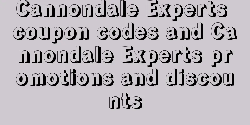 Cannondale Experts coupon codes and Cannondale Experts promotions and discounts