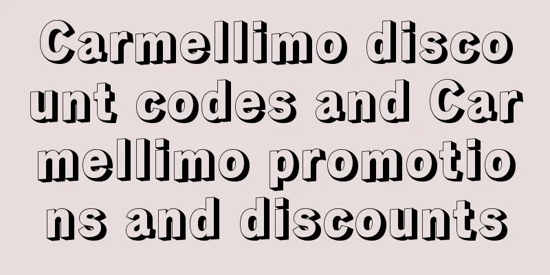 Carmellimo discount codes and Carmellimo promotions and discounts