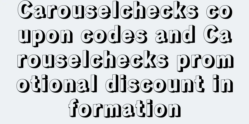 Carouselchecks coupon codes and Carouselchecks promotional discount information