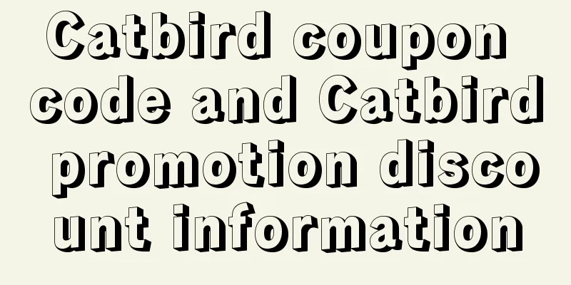 Catbird coupon code and Catbird promotion discount information