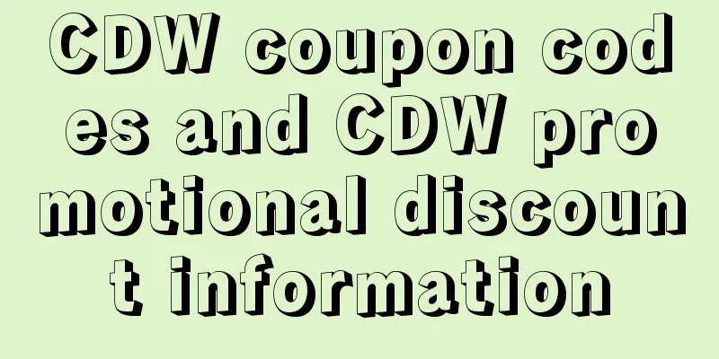 CDW coupon codes and CDW promotional discount information