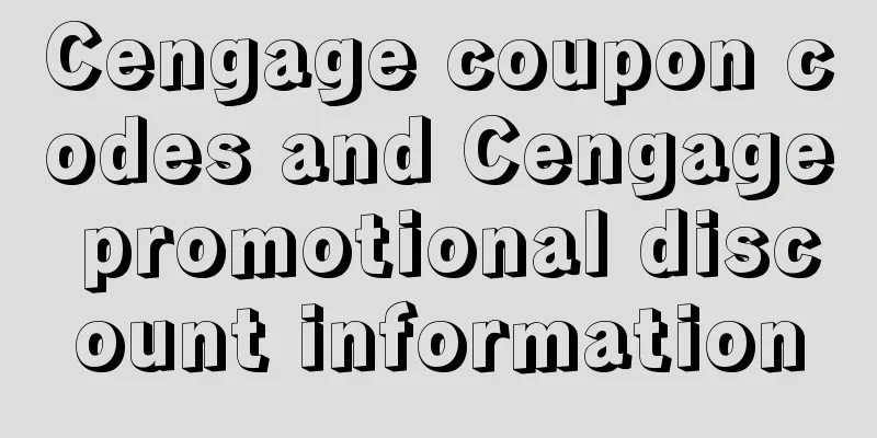 Cengage coupon codes and Cengage promotional discount information