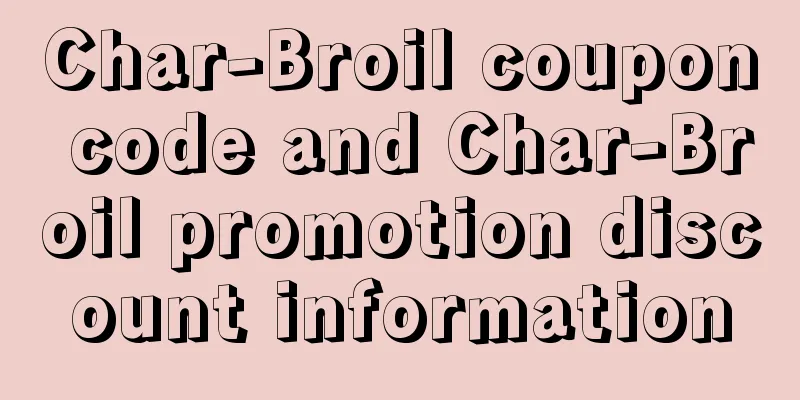Char-Broil coupon code and Char-Broil promotion discount information