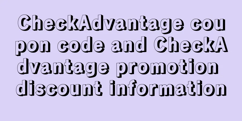 CheckAdvantage coupon code and CheckAdvantage promotion discount information