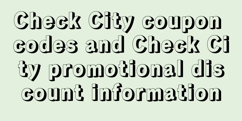 Check City coupon codes and Check City promotional discount information
